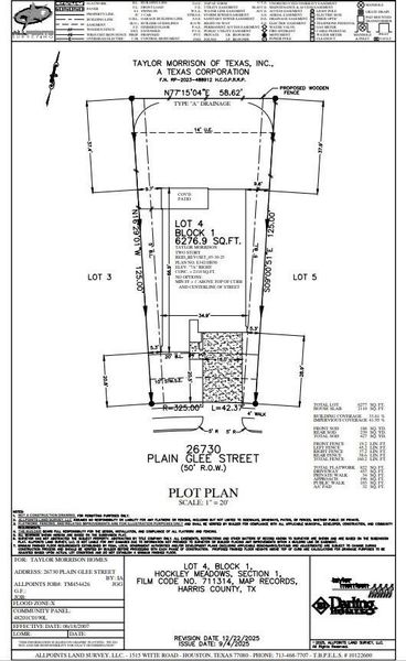 26730 Plain Glee Street Preliminary Plot Plan