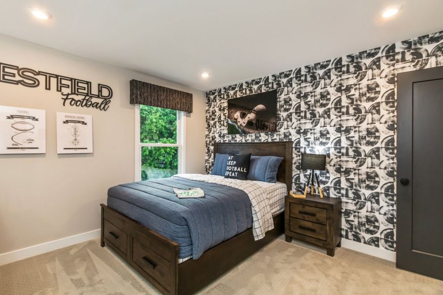 Representative furnished interior of a home built from the Wyatt by Fischer Homes in Twin Lakes, Hoschton (Image 65).