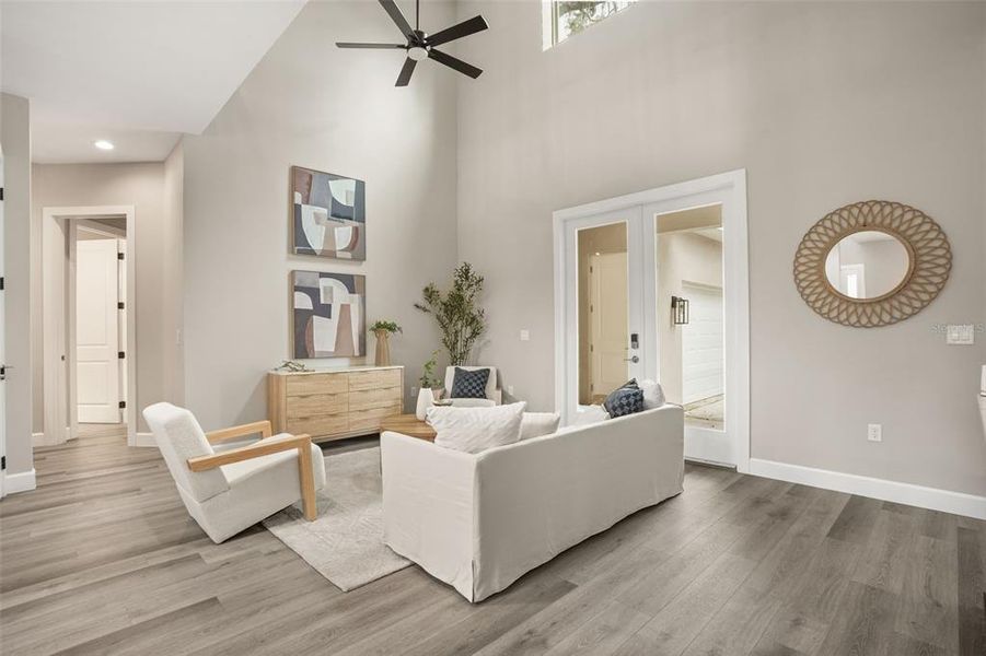 Furnished interior view inside a new home in , Orlando (Image 16). Furnished interior view inside a new home in , Orlando (Image 16).