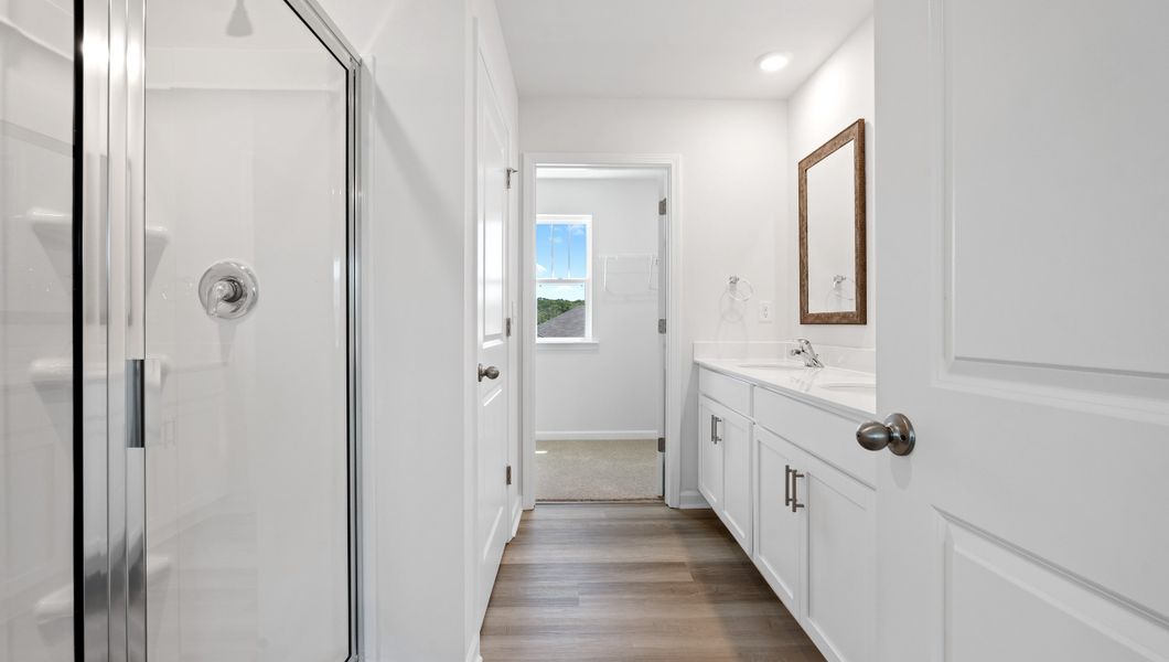 Furnished interior view inside a new home in Gibson Grove, Laurens (Image 12). Furnished interior view inside a new home in Gibson Grove, Laurens (Image 12).