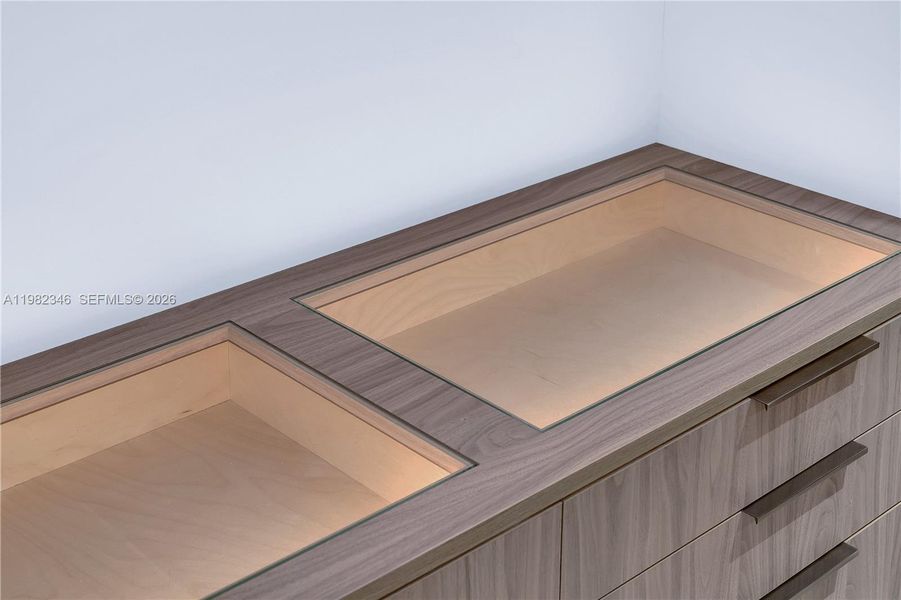 Close-up of interior finishes inside a home in , Miami (Image 12).