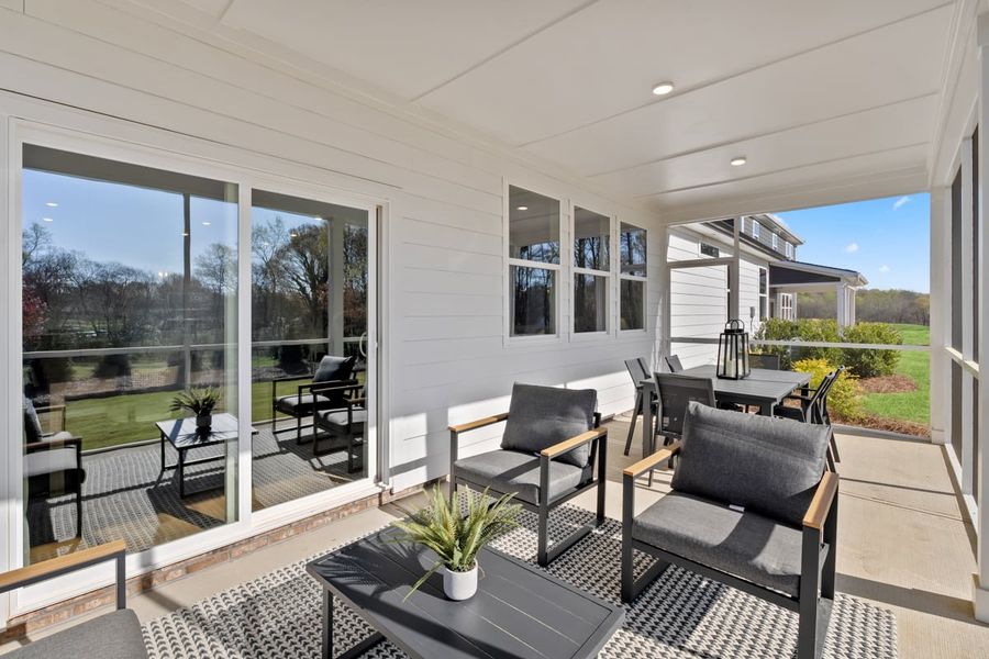 Optional covered patio