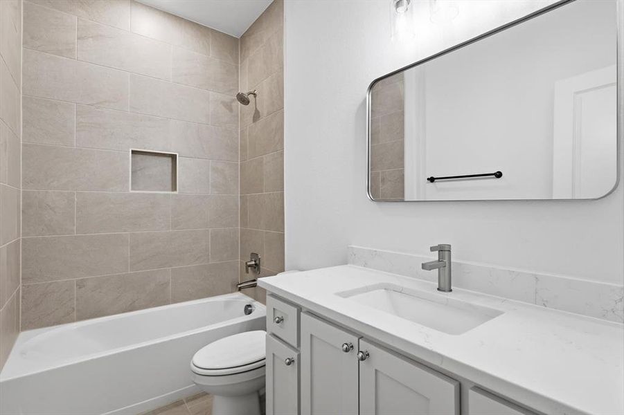 Furnished interior view inside a new home in , Fort Worth (Image 8). Furnished interior view inside a new home in , Fort Worth (Image 8).