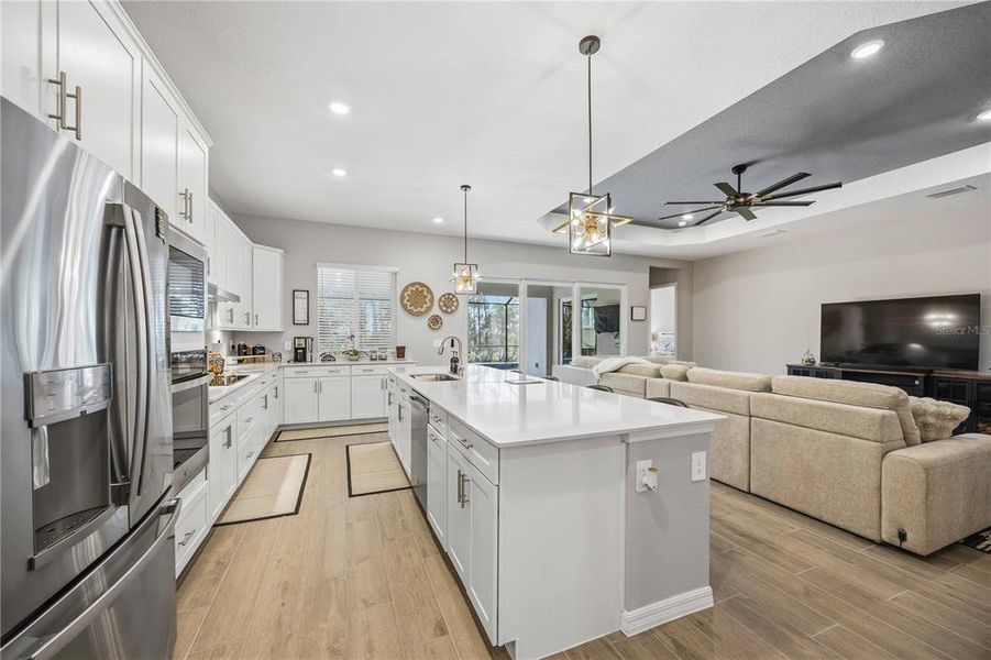 Furnished interior view inside a new home in Wellen Park Golf & Country Club, Venice (Image 14).