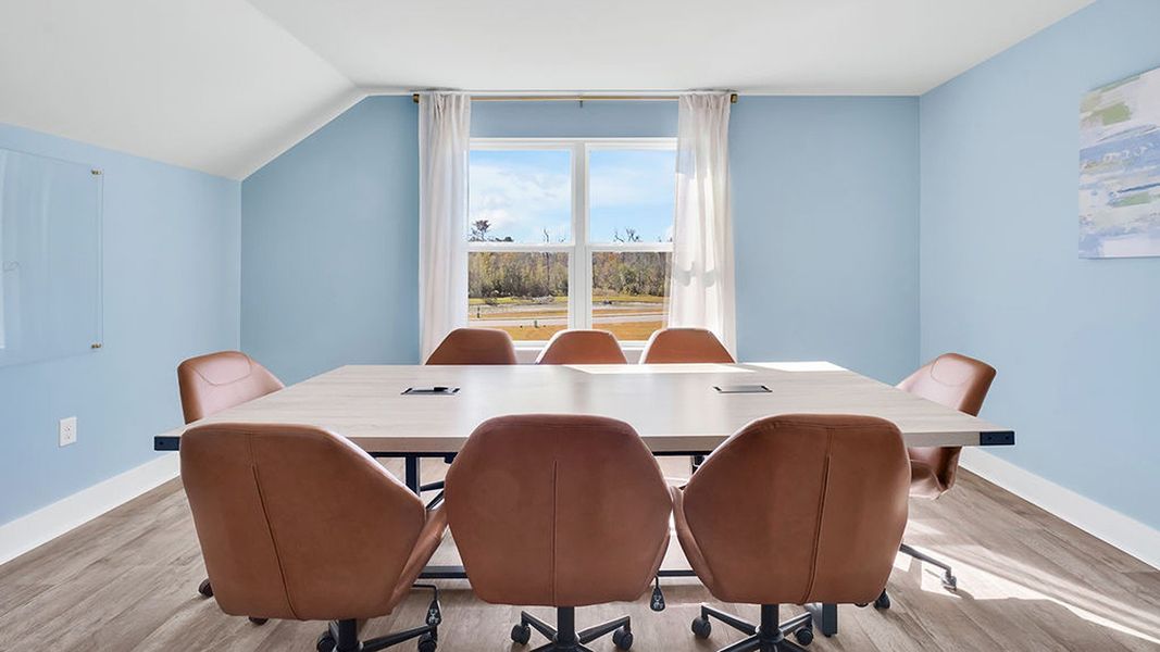 Furnished interior view inside a new home in Indigo Preserve, Leland (Image 20).