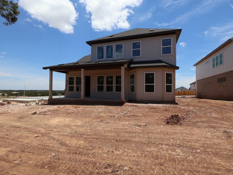 In-progress construction of a new home in Edgewood, Leander, TX (Image 15).