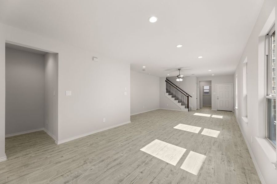 Representative exterior photo of a completed home built from the Willow by Impression Homes in ValleyBrooke, Mesquite, TX (Image 9).