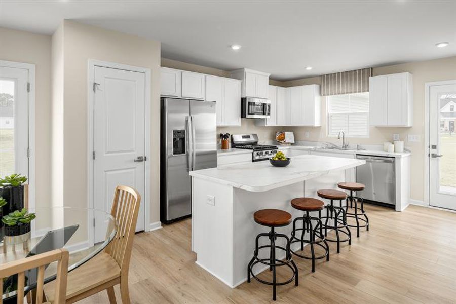 Furnished interior view inside a new home in Colonial Village, Edenton (Image 3).