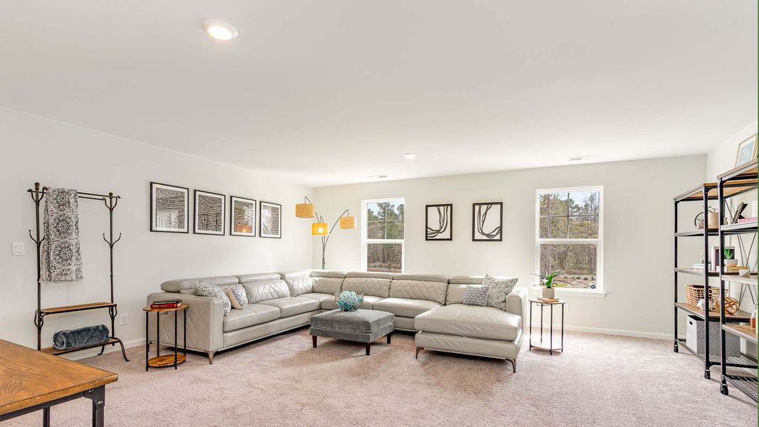 Furnished interior view inside a new home in The Bluffs at Mill Creek, Florence (Image 18).