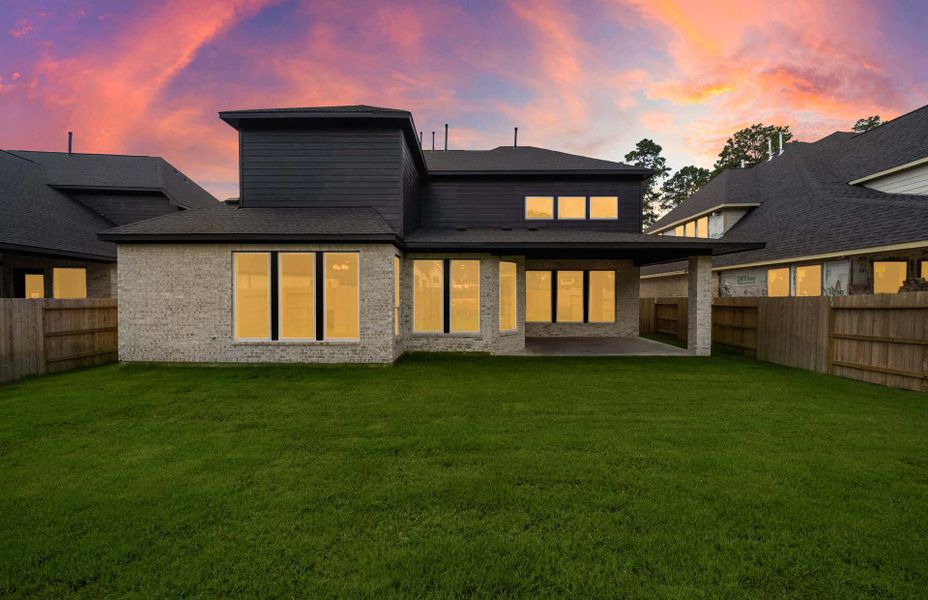Representative exterior details of a home built from the 3799AU by Ravenna Homes in Audubon 60′, Magnolia (Image 26).