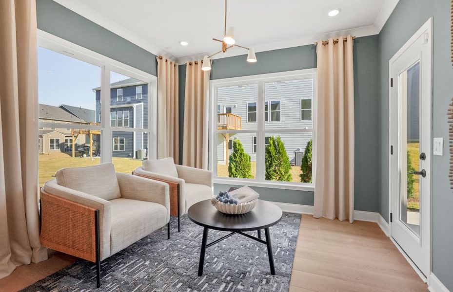 Representative furnished interior of a home built from the Murphy by Pulte Homes in Cannon Run, Concord (Image 29).