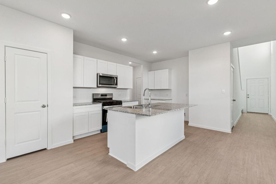 Furnished interior view inside a new home in Montgomery Bend, Montgomery (Image 7).