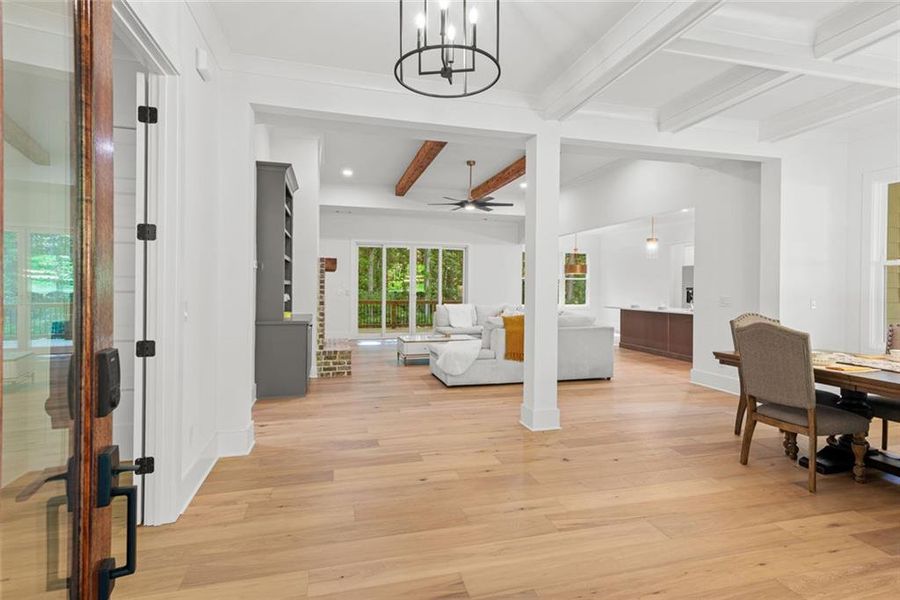 Furnished interior view inside a new home in , Ball Ground (Image 29).