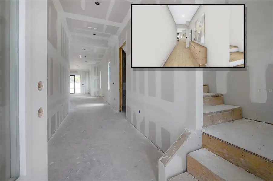 Furnished interior view inside a new home in , Tampa (Image 3). Furnished interior view inside a new home in , Tampa (Image 3).