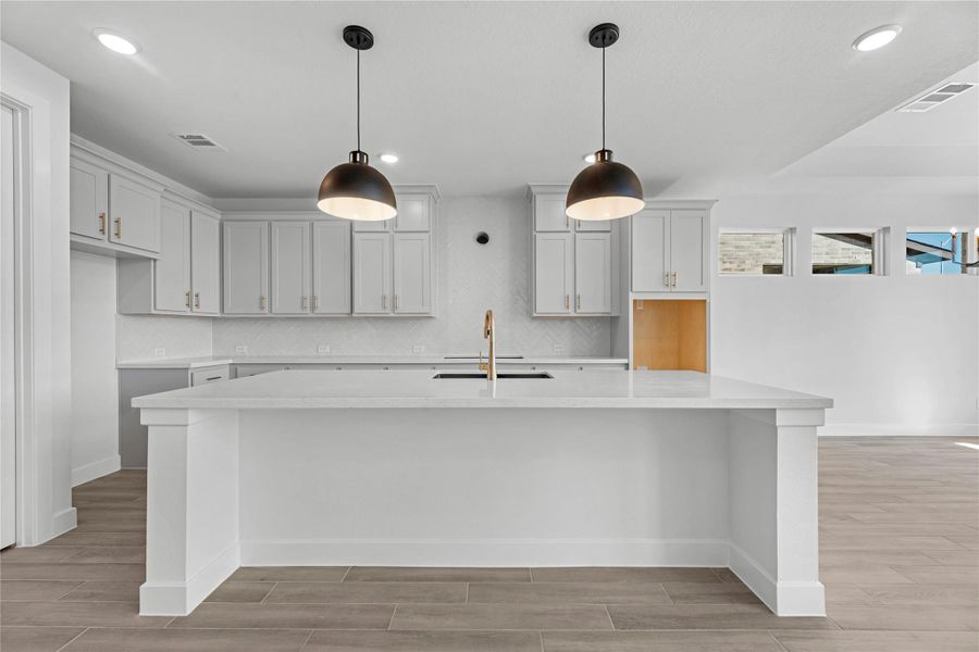 Furnished interior view inside a new home in Cross Creek West, Fulshear (Image 10).