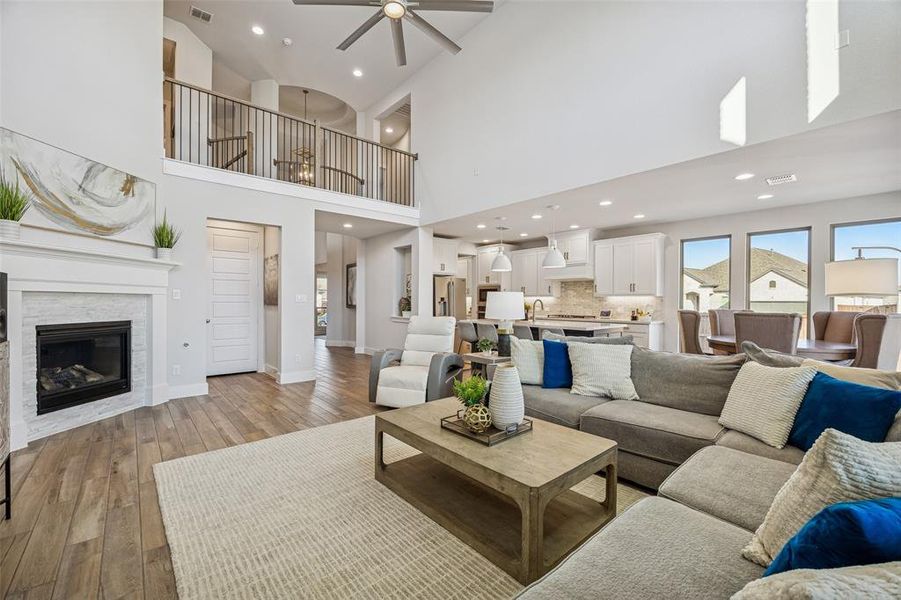 Furnished interior view inside a new home in , McKinney (Image 16). Furnished interior view inside a new home in , McKinney (Image 16).