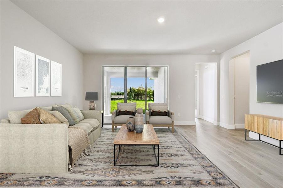 Furnished interior view inside a new home in North River Ranch – Garden Series, Parrish (Image 9).