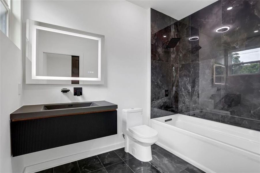 Furnished interior view inside a new home in , Atlanta (Image 6).