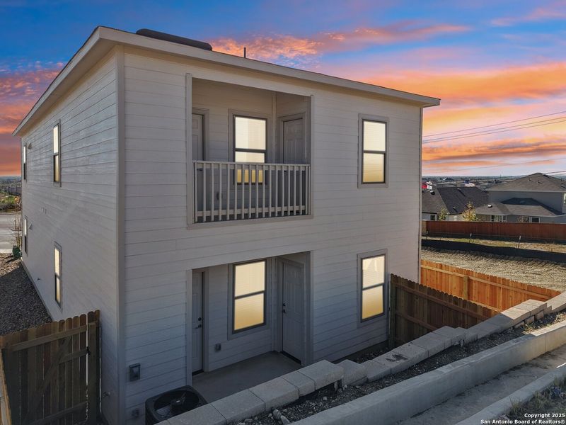 Exterior details and patio area of a home in Magnolia Village, San Antonio (Image 29). Exterior details and patio area of a home in Magnolia Village, San Antonio (Image 29).