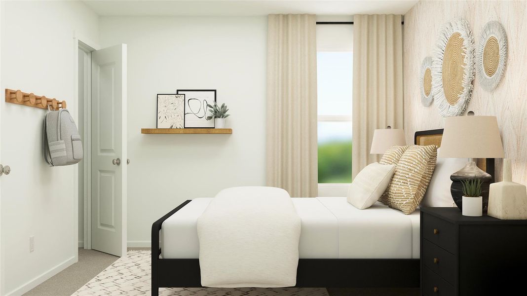 Furnished interior view inside a new home in Santa Fe Village, Cleveland (Image 15).