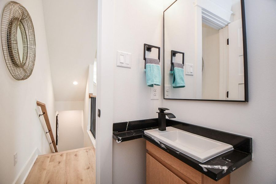 Furnished interior view inside a new home in , Houston (Image 10).