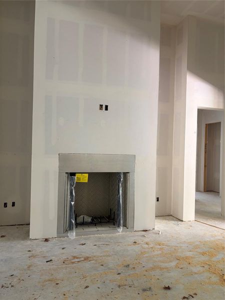 One of two fireplaces!