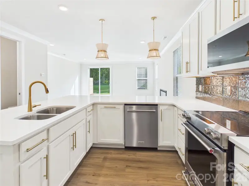 Furnished interior view inside a new home in , Charlotte (Image 32).