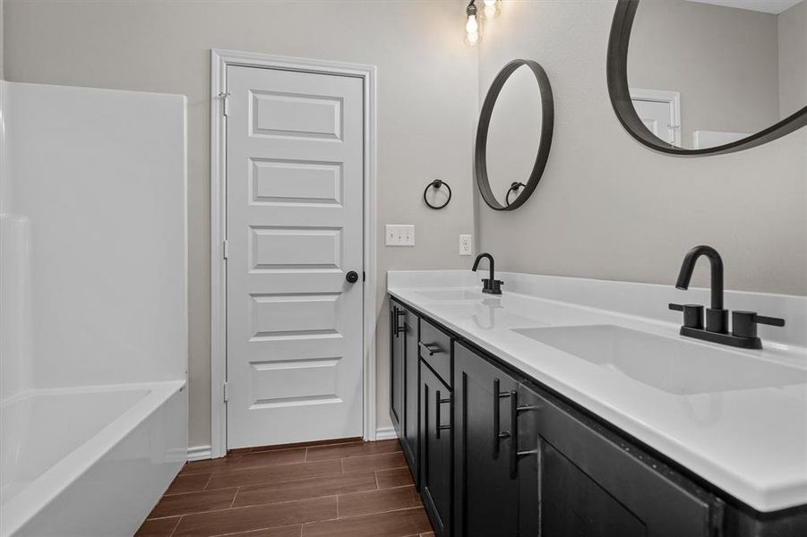 Furnished interior view inside a new home in , Lindale (Image 4). Furnished interior view inside a new home in , Lindale (Image 4).