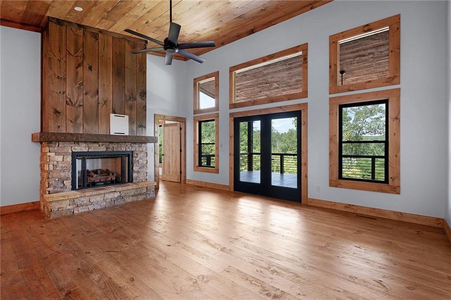 Spacious, unfurnished interior of a new home in , Morganton (Image 27).
