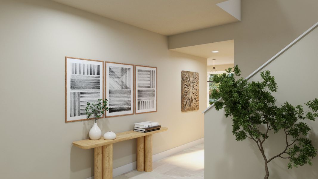 Representative furnished interior of a home built from the Jansen by Risewell Homes in Highlands Preserve, Mead (Image 8).