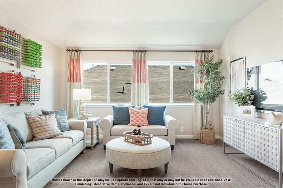 Furnished interior view inside a new home in Star Ranch, Godley (Image 20).