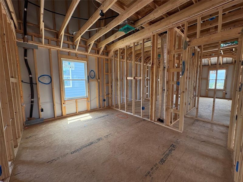 In-progress construction of a new home in Cannon Ranch, Dripping Springs, TX (Image 30).