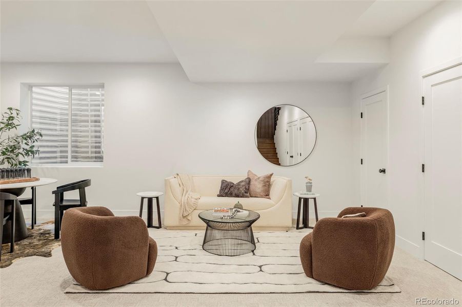 Furnished interior view inside a new home in , Denver (Image 28). Furnished interior view inside a new home in , Denver (Image 28).