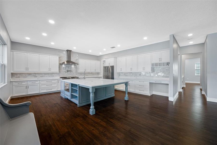 Incredibly spacious and well-appointed kitchen