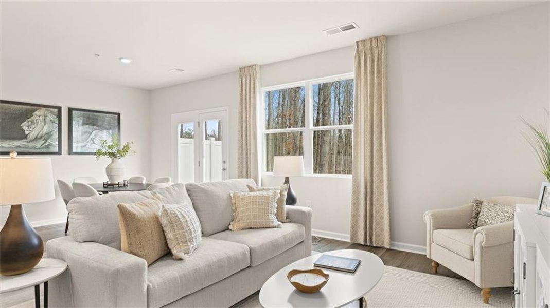 Furnished interior view inside a new home in Echo Glen, Stockbridge (Image 11).