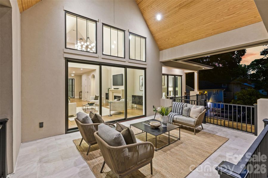 Covered Deck off Main Level Living