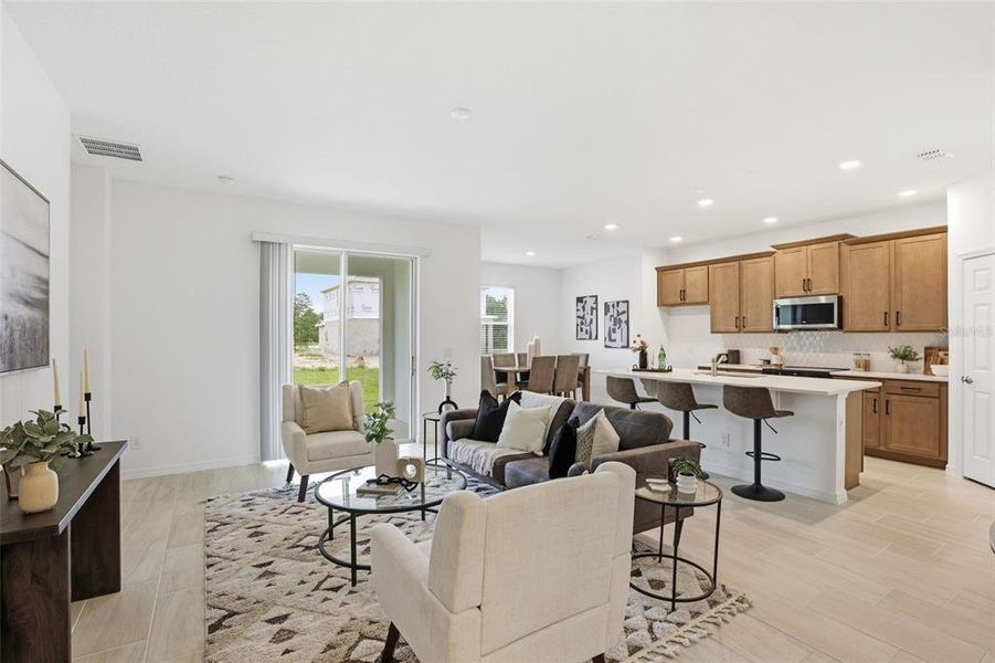 Furnished interior view inside a new home in , Deland (Image 8). Furnished interior view inside a new home in , Deland (Image 8).