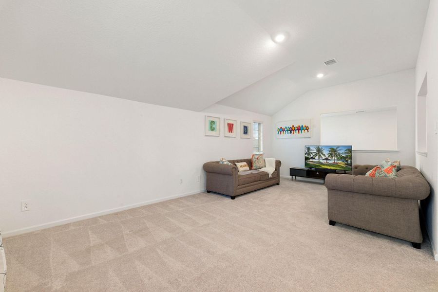 Furnished interior view inside a new home in ARTAVIA: Fairway Collection, Conroe (Image 12).