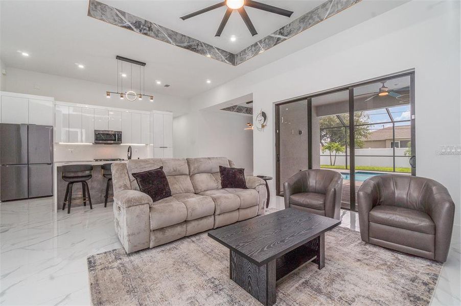 Furnished interior view inside a new home in , Cape Coral (Image 4).