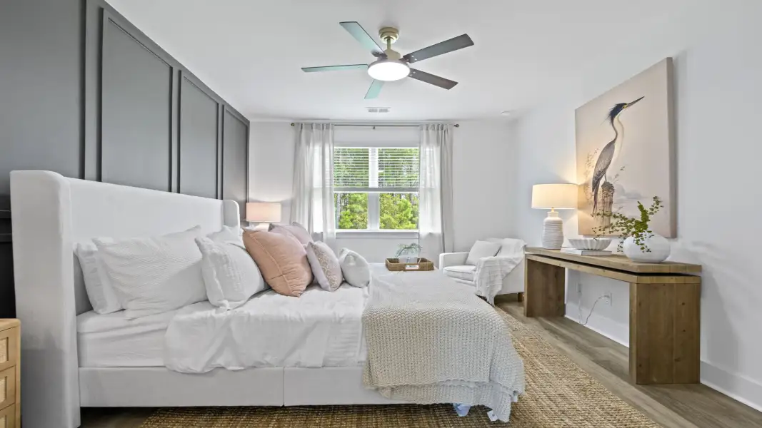 Furnished interior view inside a new home in The Pines at New Hampstead, Bloomingdale (Image 15).