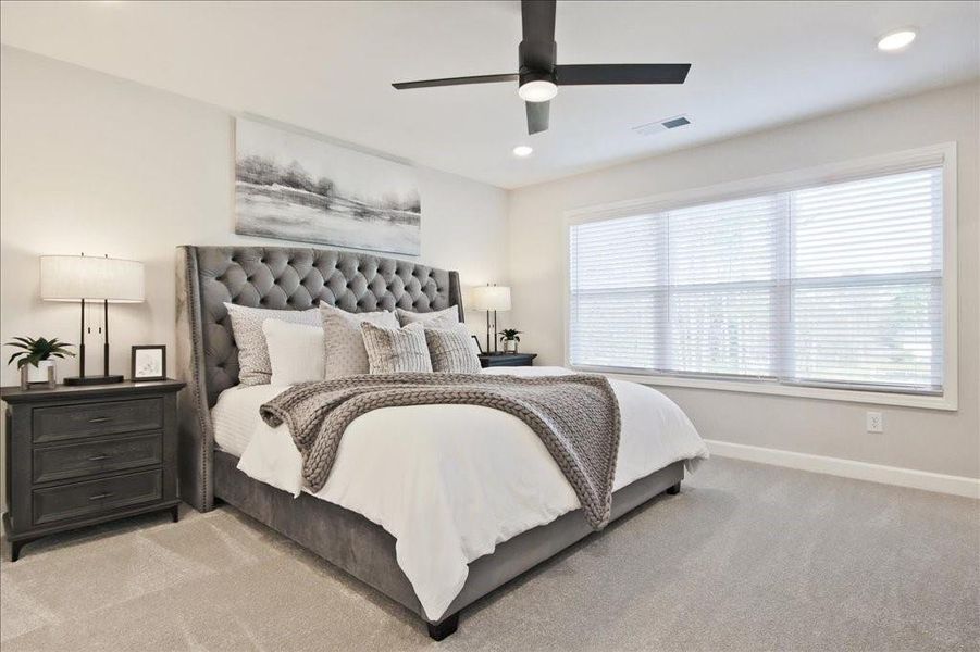 Furnished interior view inside a new home in Townes at South Main, Kennesaw (Image 10).