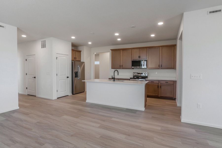Furnished interior view inside a new home in Bloom, Fort Collins (Image 8). Furnished interior view inside a new home in Bloom, Fort Collins (Image 8).