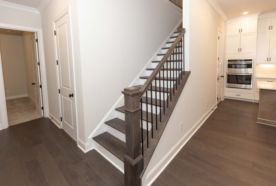 Representative unfurnished interior of a home built from the The Tensley by The Providence Group in Waterhaven, Cumming (Image 28).