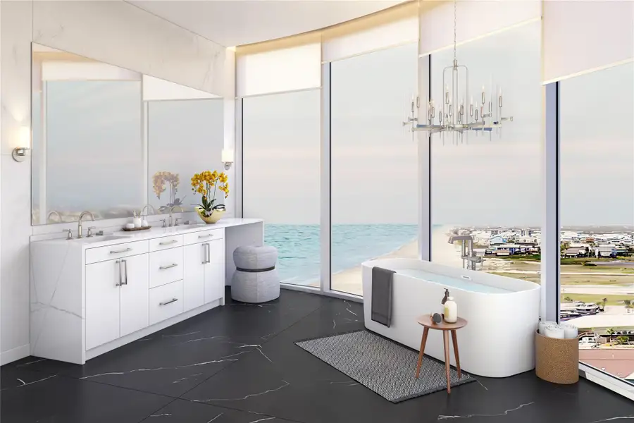 Furnished interior view inside a new home in , Galveston (Image 4).