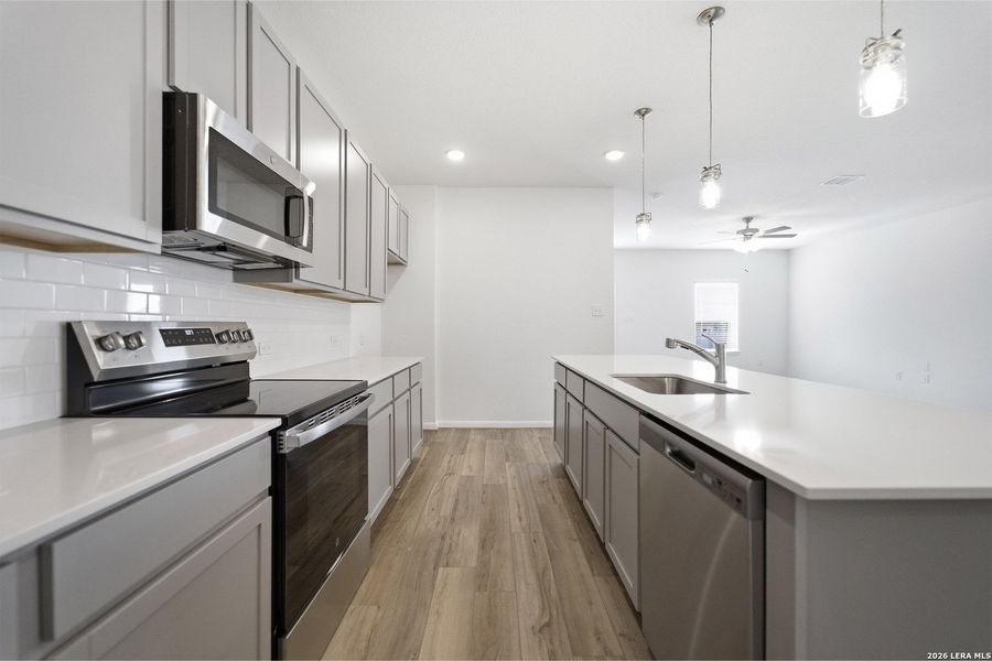 Furnished interior view inside a new home in Cloud Country, New Braunfels (Image 12).