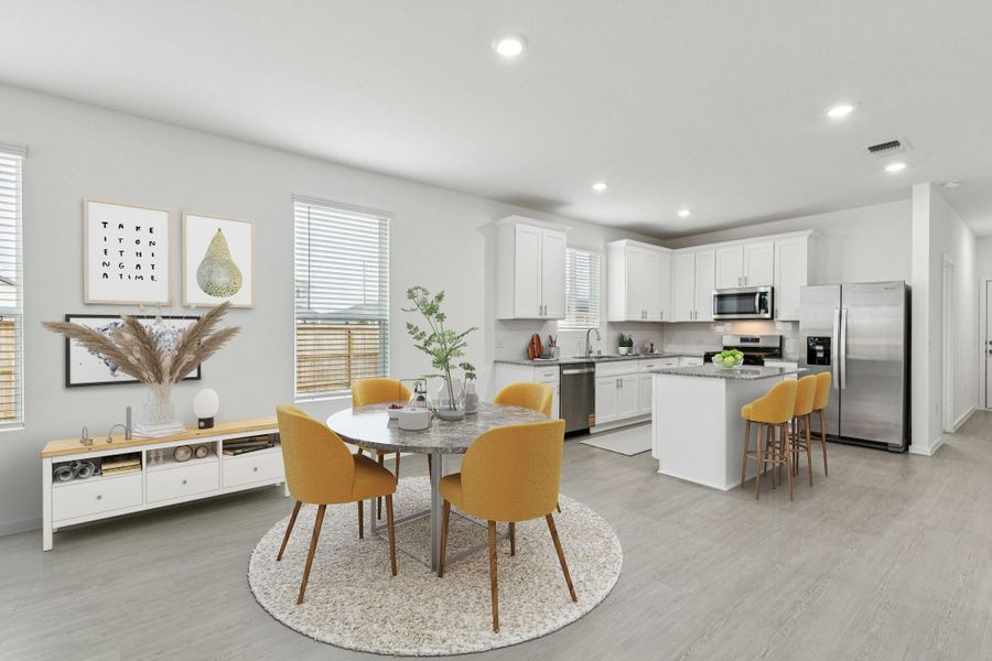 Furnished interior view inside a new home in Windcress, Cove (Image 11).