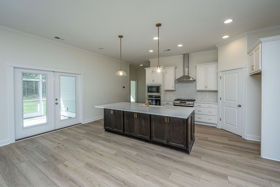 Furnished interior view inside a new home in , Awendaw (Image 11).