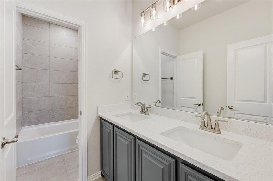 Furnished interior view inside a new home in Hampton Park, Glenn Heights (Image 14).