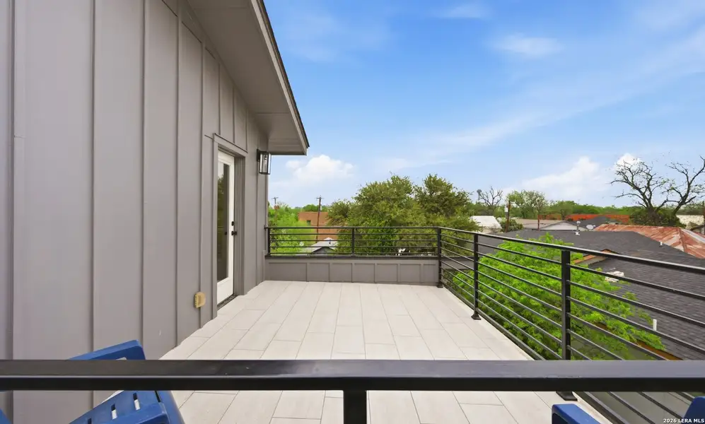 Exterior details and patio area of a home in , San Antonio (Image 3).