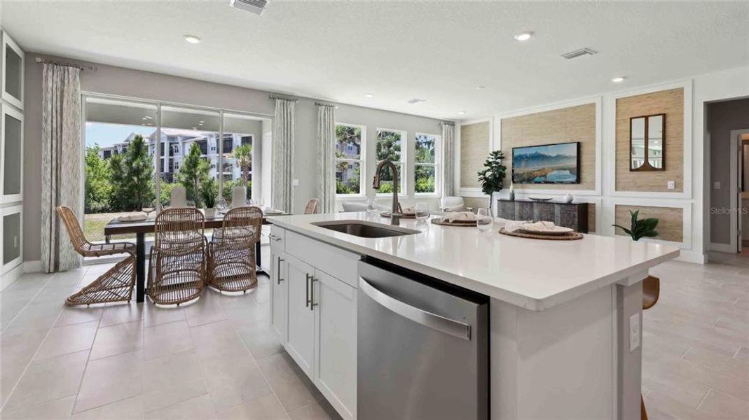 Furnished interior view inside a new home in Waterford, Brooksville (Image 21).